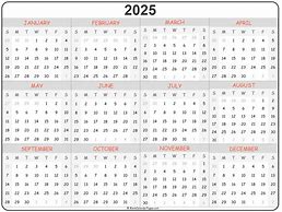 Image result for 2025 Annual Calendar
