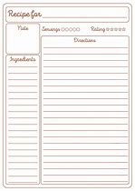 Image result for Free Recipe Card Template Microsoft Word