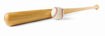 Image result for Baseball Bat with Ball