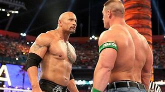 Image result for WWE Wrestlers John Cena and the Rock
