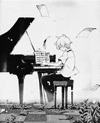 Image result for How to Draw Anime Boy Piano
