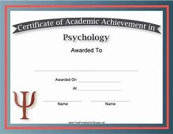 Image result for Psychology Degree Template