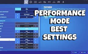 Image result for Performance Mode Settings