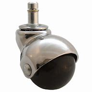 Image result for Rubber Ball Bearing Casters for Chairs
