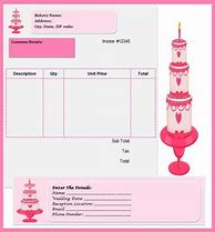 Image result for Invoice Fore Cake