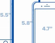 Image result for iPhone Size Chart Inches