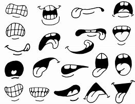Image result for Cartoon Mouth Sketch