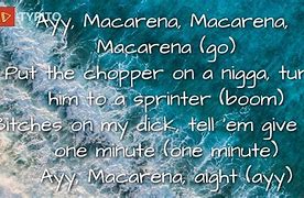 Image result for Macarena Lyrics English