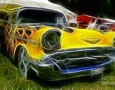 Image result for 57 Chevy with Flames