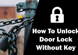 Image result for Door Lock without Key