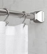 Image result for Bathroom Window Curtain Rods