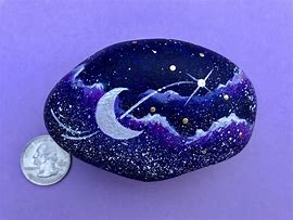 Image result for Pebble with a Moon Design
