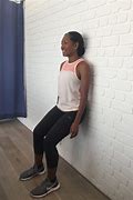 Image result for Wall Squats for Beginners