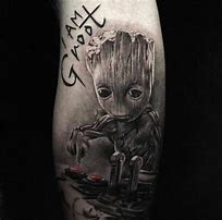 Image result for Cute Baby Groot Tattoo