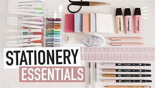 Image result for school stationery essentials