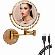 Image result for Makeup Mirror with USB