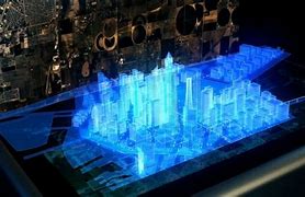 Image result for Holographic Blueprints of Buildings in Movies
