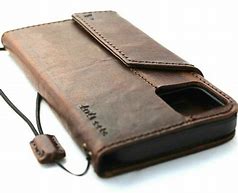 Image result for Genuine Leather iPhone Wallet Case