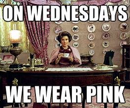 Image result for Mean Girls On Wednesdays We Wear Pink Meme