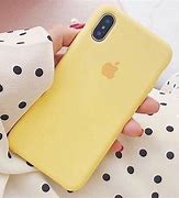 Image result for Yellow iPhone X Case Silicone