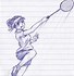 Image result for Badminton Drawing