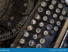 Image result for Image of Typewriter with Clogged Up Keys