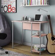 Image result for Girls Pink Computer Desk