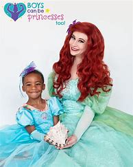 Image result for Boys Wearing Disney Princess Dresses