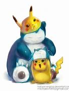 Image result for Pikachu Snorlax