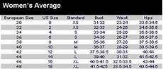 Labels For Less American And European Size Chart