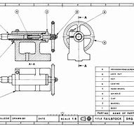 Image result for Mechanical Assembly Drawing Description