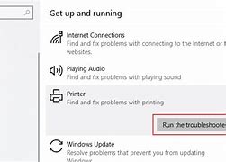 Image result for Run the Windows Printer Troubleshooter