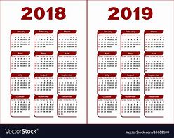 Image result for Calendar 2018 and 2019 Printable