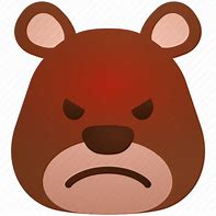Image result for Angry Bear Emoji