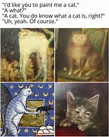 Image result for Artist Cat Meme