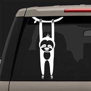 Image result for Sloth Car Decal with Bow