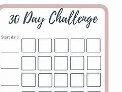 Image result for 30-Day Tracker Printable