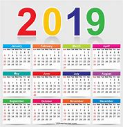 Image result for 2019 Calendar Printable