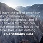 Image result for 1 Corinthians 13:2