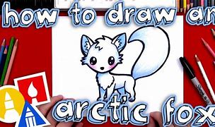Image result for Arctic Fox Drawing