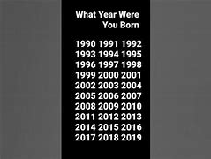 Image result for Dear Player What Year Were You Born In