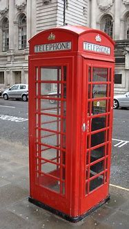 Image result for Red Phone Booth Aesthetic