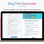 Image result for Speech Title Generator