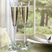 Image result for Italian Crystal Toasting Flutes