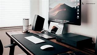 Image result for Black Desk Setup