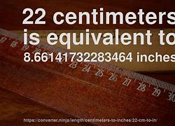 Image result for How Big Is 22 Cm