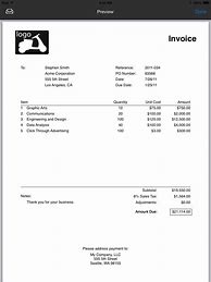 Image result for Free Invoice Template for iPad