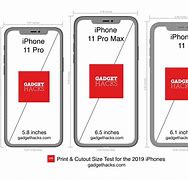 Image result for Size of Screen of iPhone 11 for Design Purposes