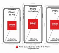 Image result for Apple iPhone 11 Sizes Comparison Chart