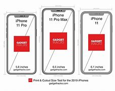 Image result for Different iPhone 11 Sizes